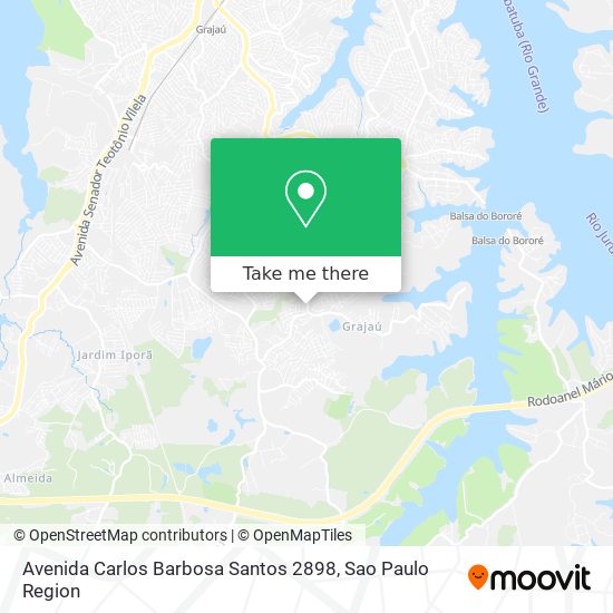 Avenida Carlos Barbosa Santos 2898 map
