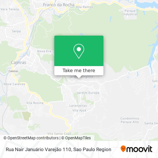 Rua Nair Januário Varejão 110 map