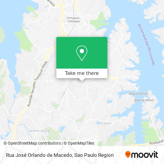 Rua José Orlando de Macedo map