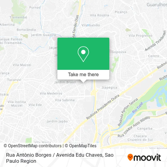 Rua Antônio Borges / Avenida Edu Chaves map