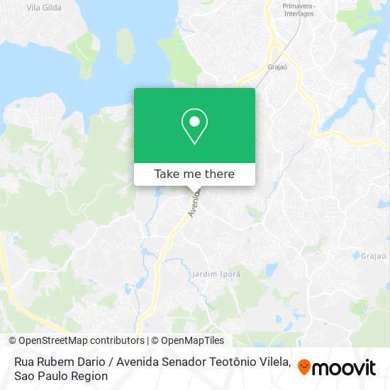Rua Rubem Dario / Avenida Senador Teotônio Vilela map
