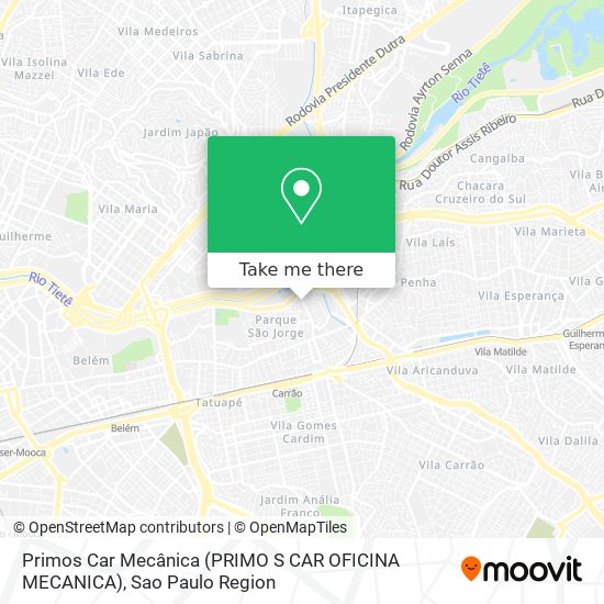 Primos Car Mecânica (PRIMO S CAR OFICINA MECANICA) map