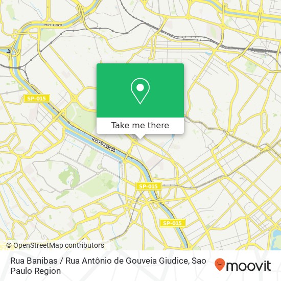 Rua Banibas / Rua Antônio de Gouveia Giudice map