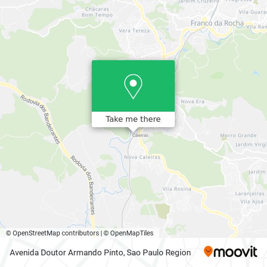 Mapa Avenida Doutor Armando Pinto