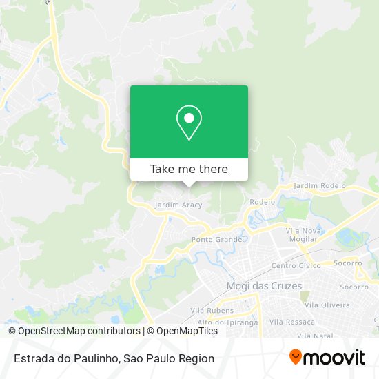 Estrada do Paulinho map