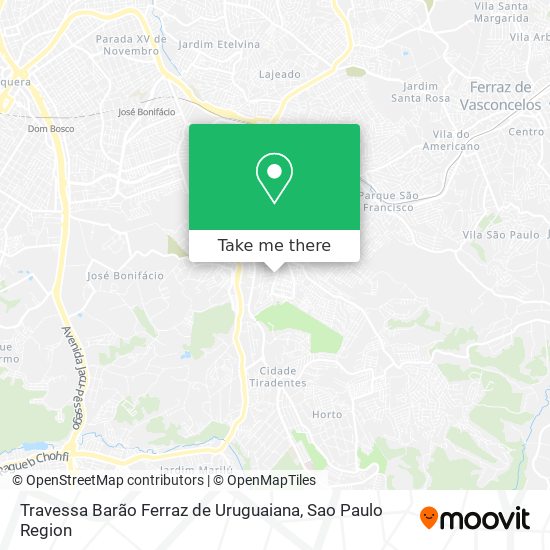 Mapa Travessa Barão Ferraz de Uruguaiana