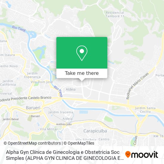 Alpha Gyn Clínica de Ginecologia e Obstetricia Soc Simples map