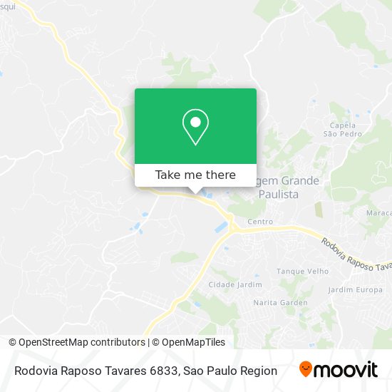 Rodovia Raposo Tavares 6833 map