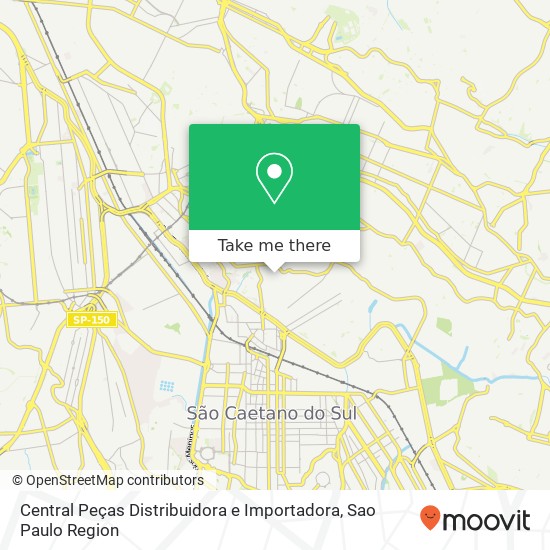 Central Peças Distribuidora e Importadora map