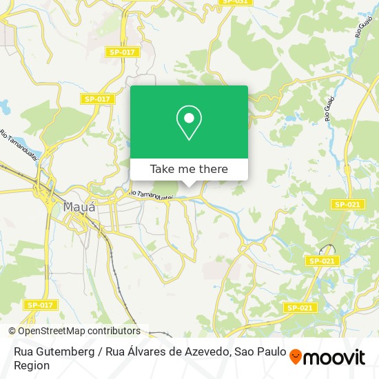 Rua Gutemberg / Rua Álvares de Azevedo map