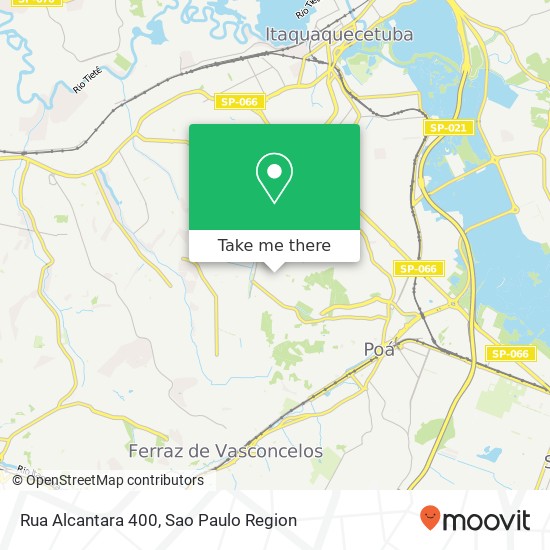 Rua Alcantara 400 map