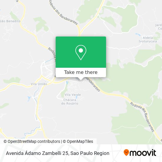 Mapa Avenida Ádamo Zambelli 25