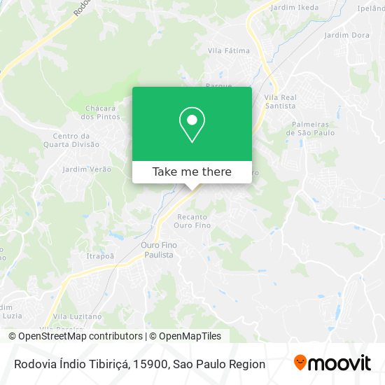 Rodovia Índio Tibiriçá, 15900 map