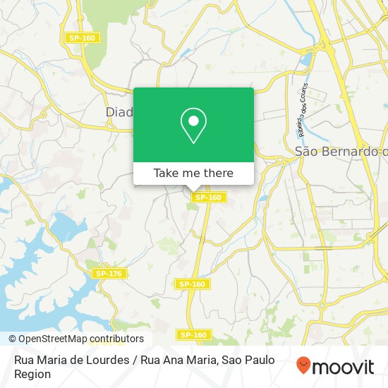 Rua Maria de Lourdes / Rua Ana Maria map