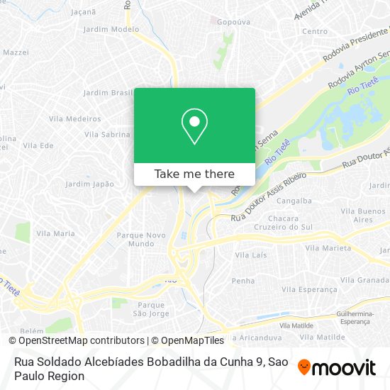 Rua Soldado Alcebíades Bobadilha da Cunha 9 map