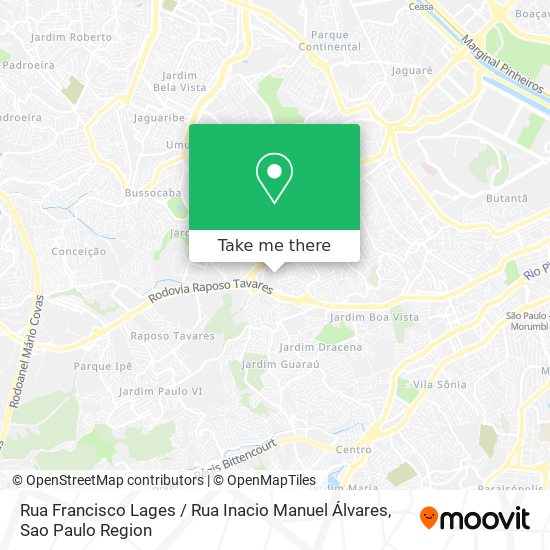 Rua Francisco Lages / Rua Inacio Manuel Álvares map