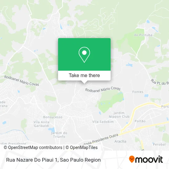 Rua Nazare Do Piaui 1 map