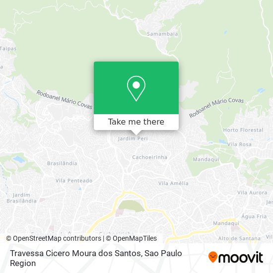 Travessa Cicero Moura dos Santos map