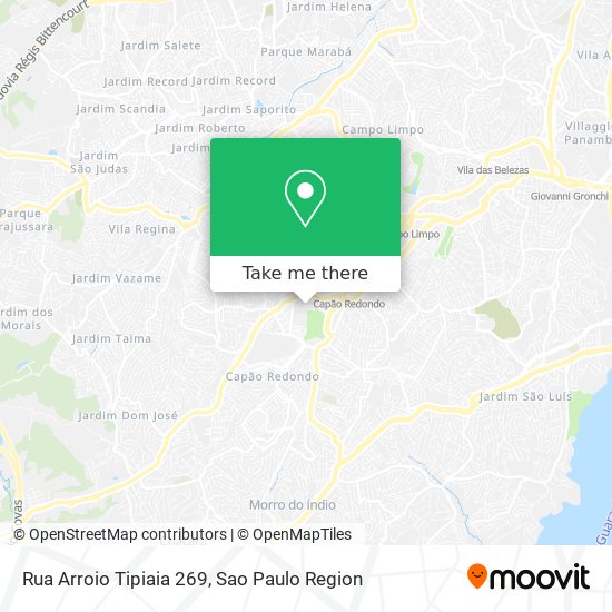 Rua Arroio Tipiaia 269 map