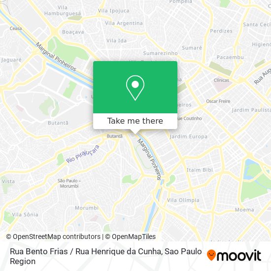 Rua Bento Frias / Rua Henrique da Cunha map