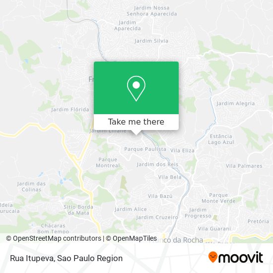 Mapa Rua Itupeva