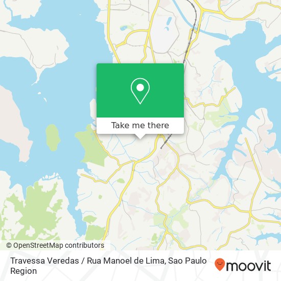 Travessa Veredas / Rua Manoel de Lima map