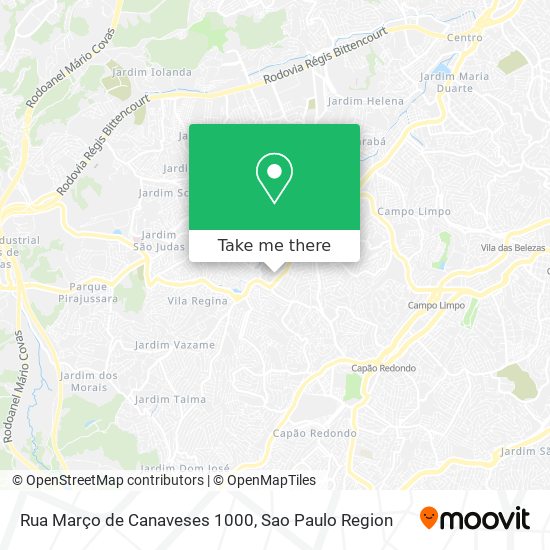 Rua Março de Canaveses 1000 map