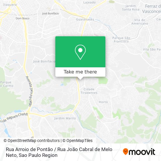 Rua Arroio de Pontão / Rua João Cabral de Melo Neto map