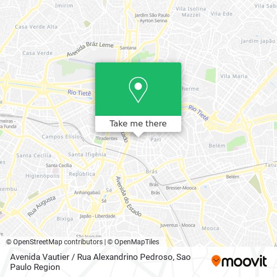 Avenida Vautier / Rua Alexandrino Pedroso map