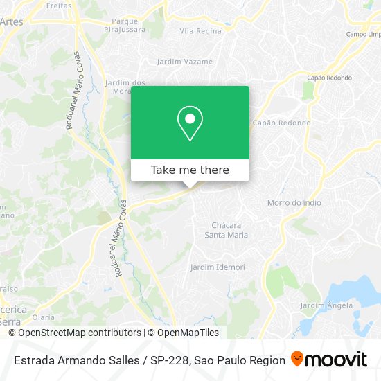 Estrada Armando Salles / SP-228 map