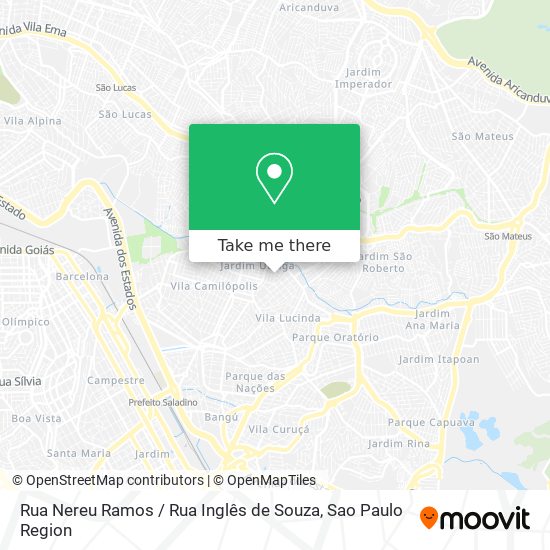 Rua Nereu Ramos / Rua Inglês de Souza map