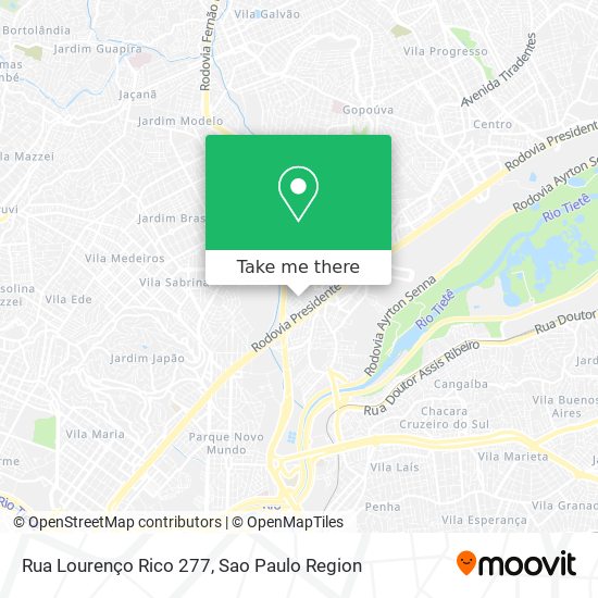 Rua Lourenço Rico 277 map