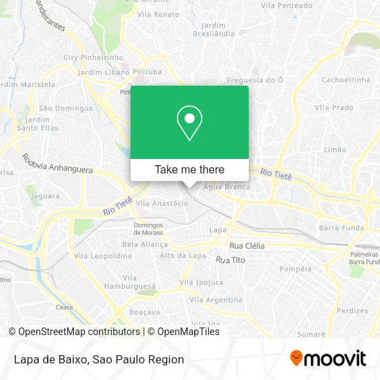 Lapa de Baixo map