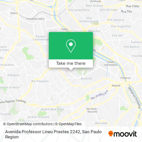 Avenida Professor Lineu Prestes 2242 map