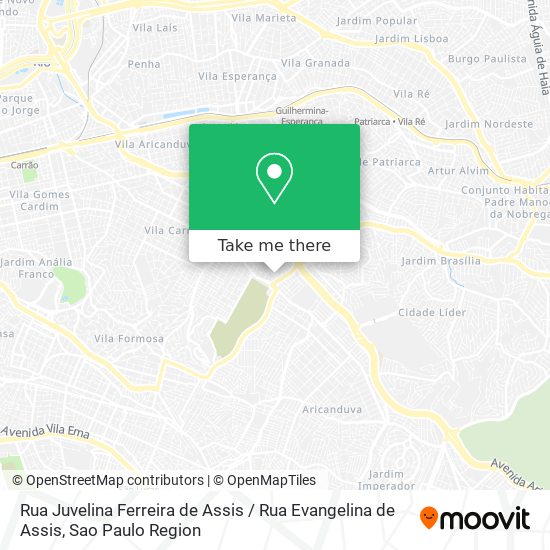 Rua Juvelina Ferreira de Assis / Rua Evangelina de Assis map