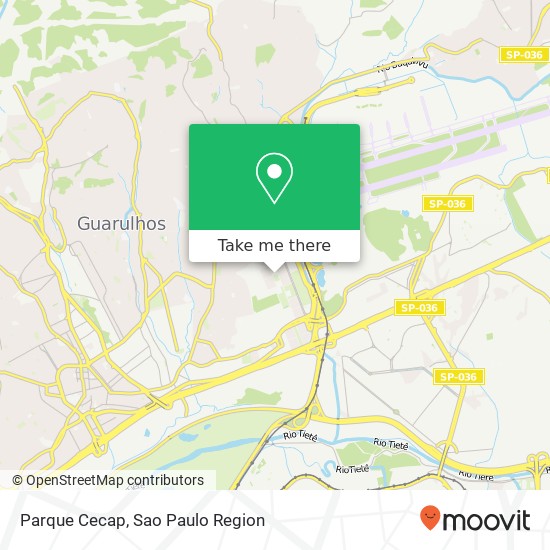 Parque Cecap map