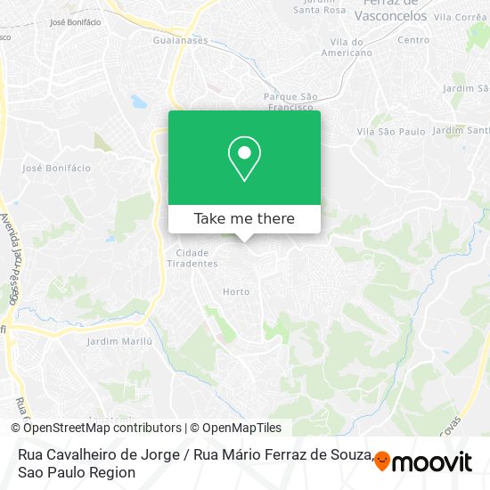 Rua Cavalheiro de Jorge / Rua Mário Ferraz de Souza map