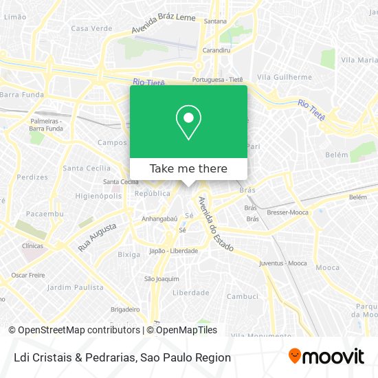 Ldi Cristais & Pedrarias map