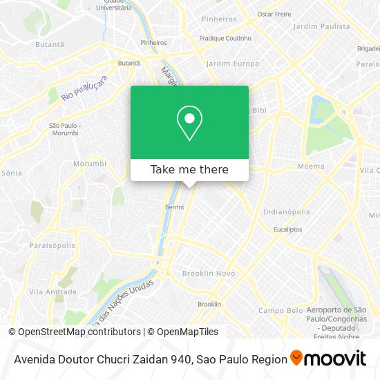 Avenida Doutor Chucri Zaidan 940 map