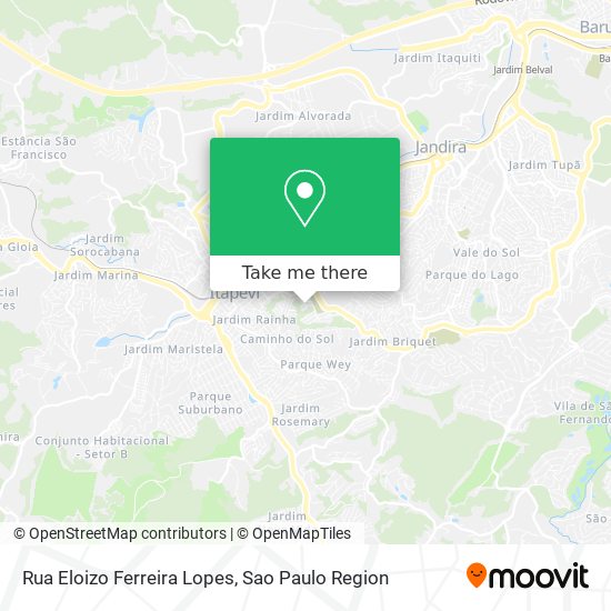 Rua Eloizo Ferreira Lopes map