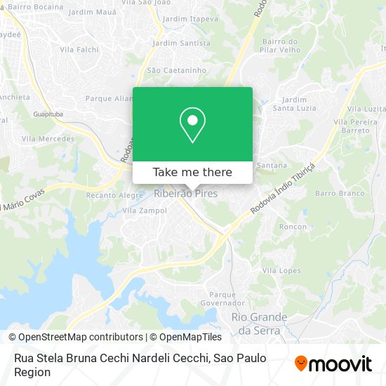 Rua Stela Bruna Cechi Nardeli Cecchi map