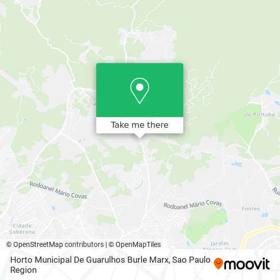 Horto Municipal De Guarulhos Burle Marx map