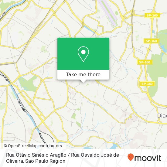 Rua Otávio Sinésio Aragão / Rua Osvaldo José de Oliveira map