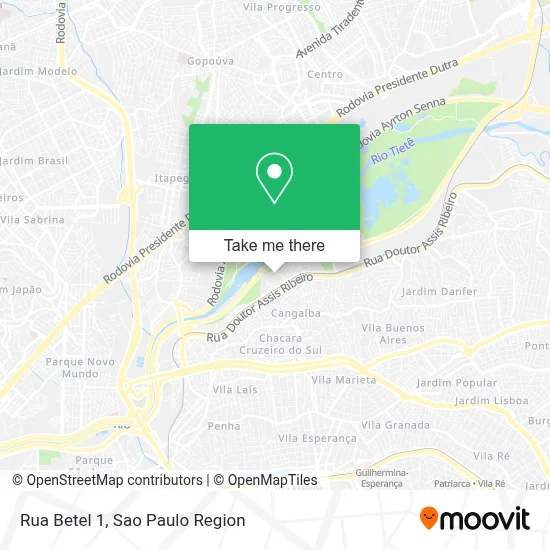Rua Betel 1 map