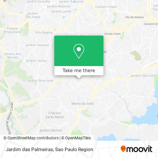 Mapa Jardim das Palmeiras