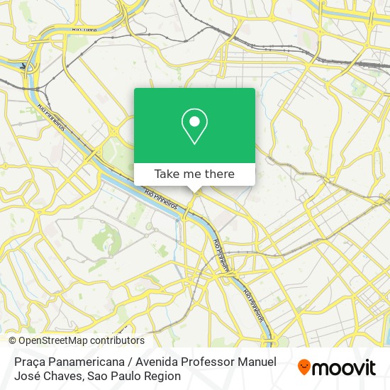 Praça Panamericana / Avenida Professor Manuel José Chaves map