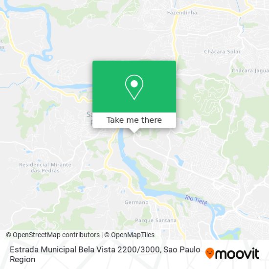 Estrada Municipal Bela Vista 2200 / 3000 map