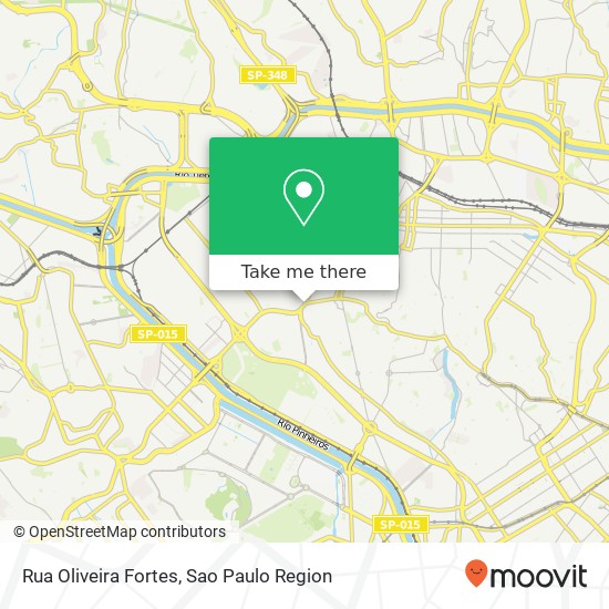 Mapa Rua Oliveira Fortes