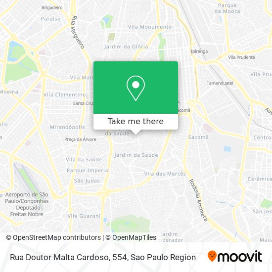 Rua Doutor Malta Cardoso, 554 map
