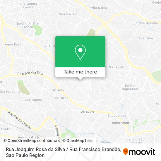 Rua Joaquim Rosa da Silva / Rua Francisco Brandão map